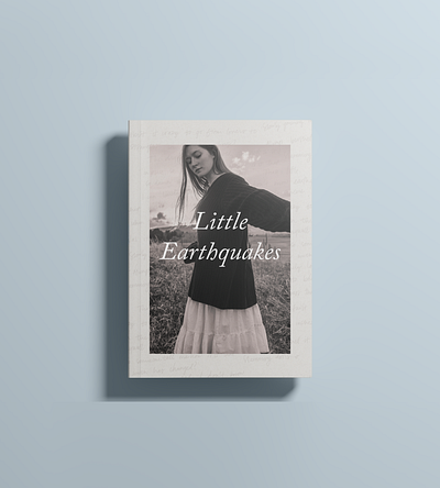Book Cover Design | Little Earthquakes book cover design graphic design photography print design typography