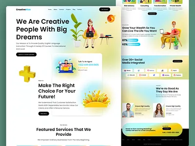 Creative Landing Page Design how to create a landing page