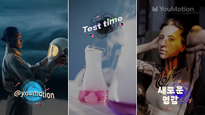 Organic Titles - Modern Abstract Animation Pack abstract animation artistic cinematic creative design fluid gradient minimal modern motion motiondesign organic particles smooth soft stylish titles typography visual