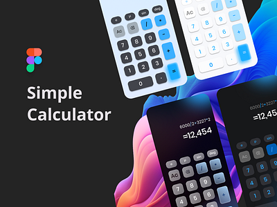 📐 Simple Calculator Redesign | UI/UX Concept (Light/Dark Mode) calculatordesign dailyui darkmode figma lightmode minimalist mobileapp uidesign uiux uxdesign