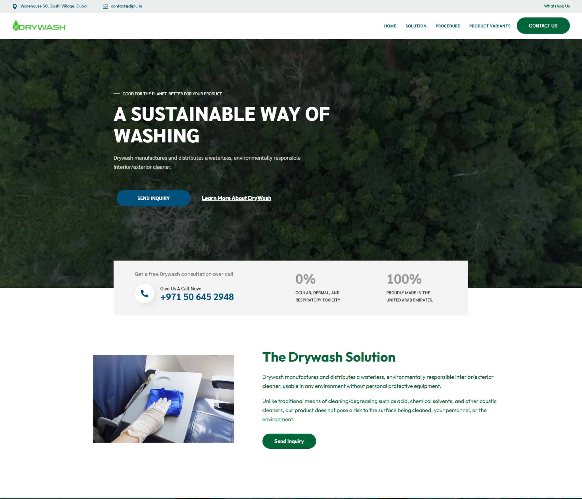 Example of Professional Website Development