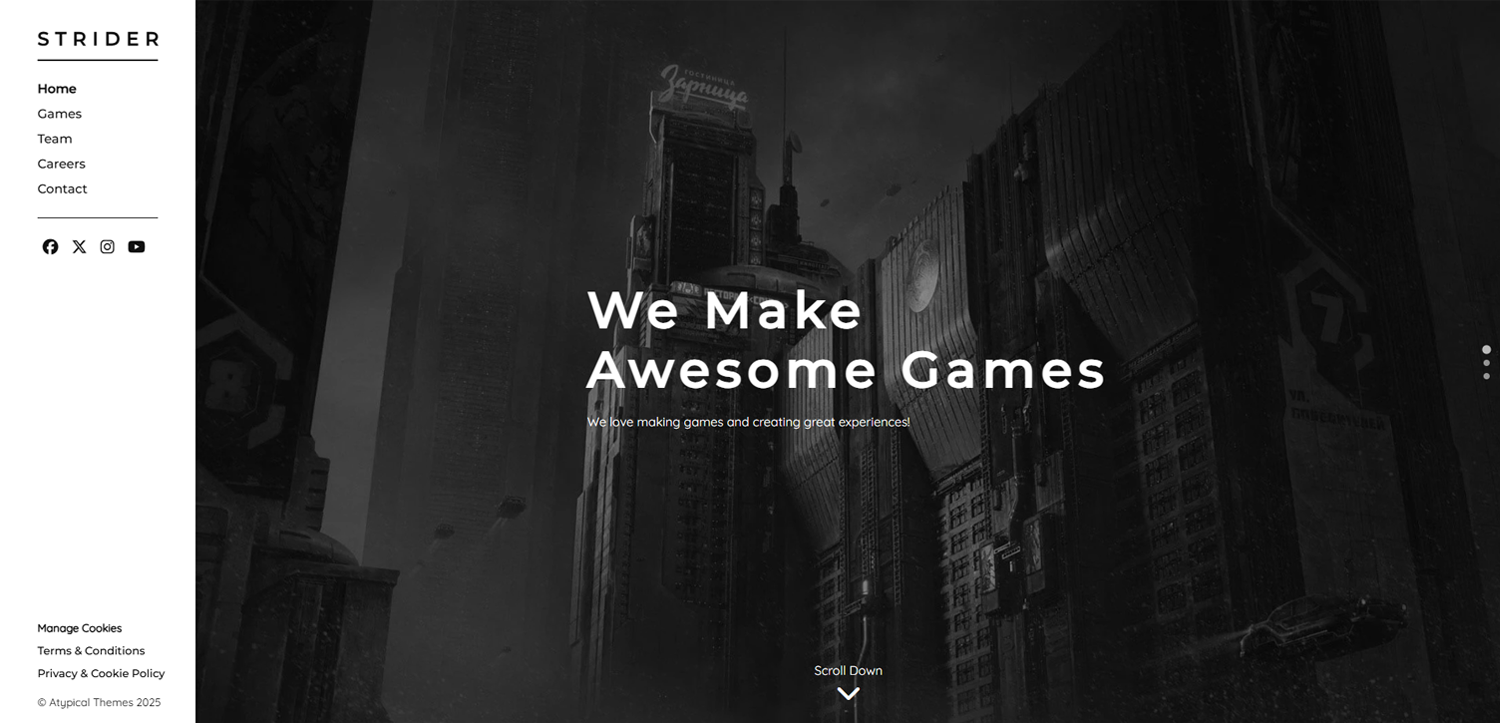 Example of Clean Modern Website Design