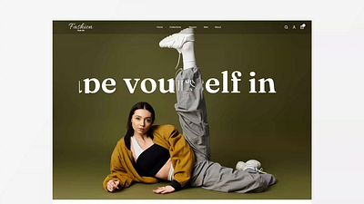 Landing page for Women Clothing Fashion animation app branding clothing design ecommerce webstie fashion landing apge landing page minimal motion design motion graphics sexy design ui uiux deisgner ux website women clothing fashion