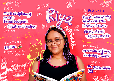 Portfolio Intro digital art graphic design illustration intro portfolio procreate art