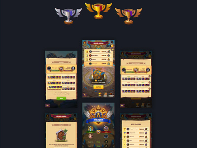 Arena & Tournament arena game game ui icon ui uiux