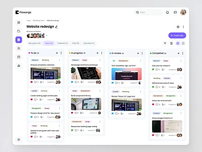 Team Project Management Dashboard dashboard design interface kanban board product design project management task tracking ui ux