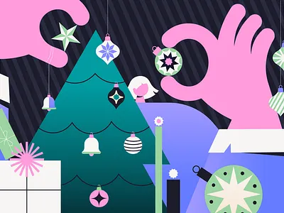 Home decor 2d character concept design illustration vector visual