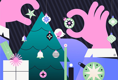 Home decor 2d character concept design illustration vector visual