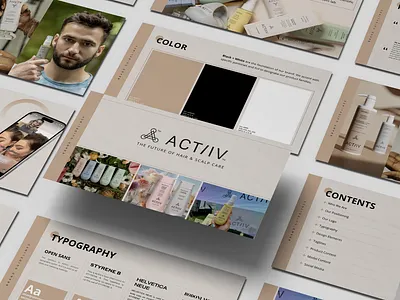 ACTIIV Brand Style Guidelines — Minimal & Elegant Branding brand book brand deck brand guide brand identity brand implementation brand manual brand presentation branding business corporate design digital branding graphic design layout design logo logo design logo styleguide pattern style guide visual identity