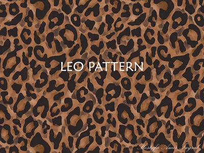 LEO SEAMLESS PATTERN. animal pattern apparel designer fashion design graphic design leo pattern seamless pattern