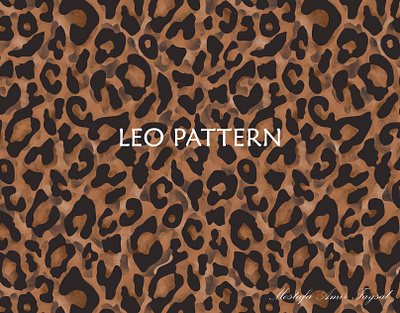 LEO SEAMLESS PATTERN. animal pattern apparel designer fashion design graphic design leo pattern seamless pattern