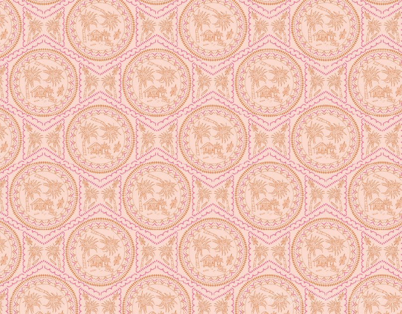 Example of Floral Seamless Pattern
