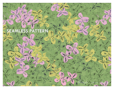 SEAMLESS PATTREN (PAINTERLY INSPIRED) adobe illustrator adobe photoshop apparel designer design fashion design floral pattern flower pattern garments pattern graphic design illustration seamless pattern