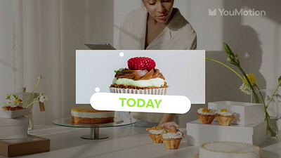 Animated Discount ad banner business clean creative design elegant food minimal modern motion offer product promo sale shop template text typography youmotion