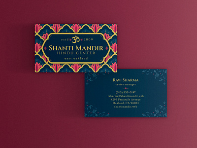 Vibrant Hindu Brand Identity Set colorful hindu hinduism india indian om religious vibrant