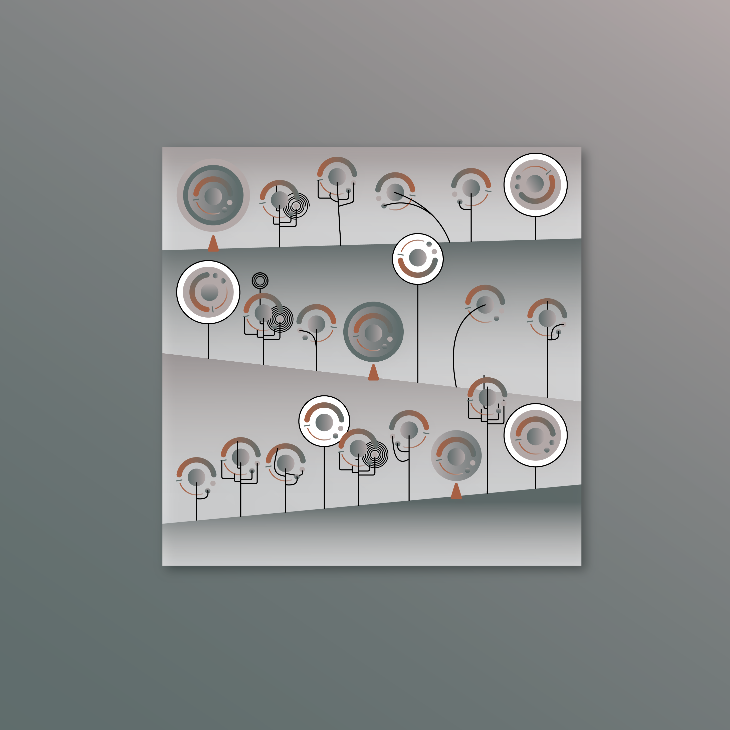 Maybe-Tree-9-1 art circle forest illustration line minimal modern modern art print tree