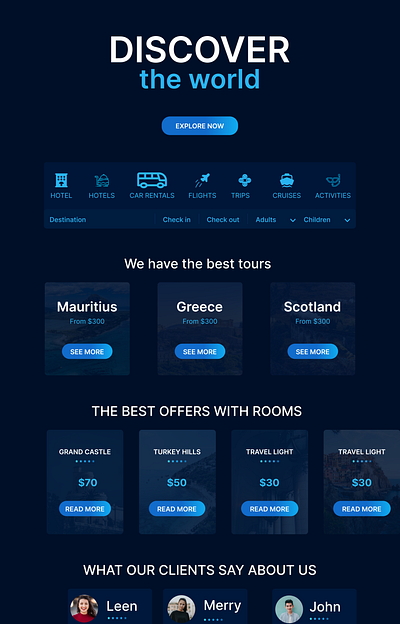 Travelix Website design travel travelix typography ui vector website