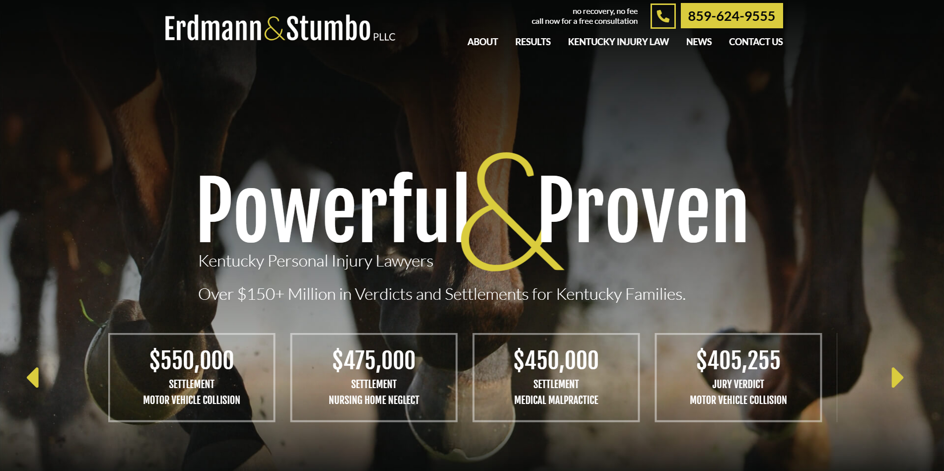 Erdmann & Stumbo, PLLC Web Design