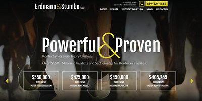 Erdmann & Stumbo, PLLC Web Design law firm logo design law firm web design law firm website law firm website design