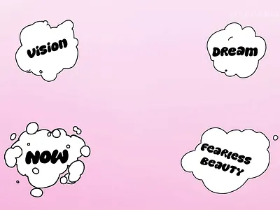 Vision & Dream Bubble Titles 2d alpha animation beauty bubble comic creative dream fun fx grow handdrawn motion seamless speech title typography ui vision youmotion