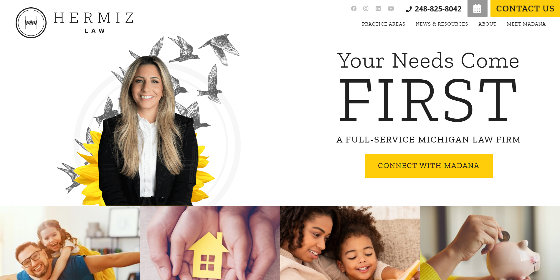Hermiz Law PLC Web Design