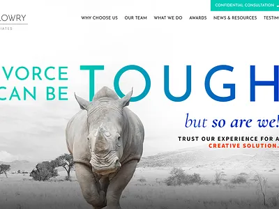 Randal Lowry & Associates Web Design law firm logo design law firm web design law firm website law firm website design