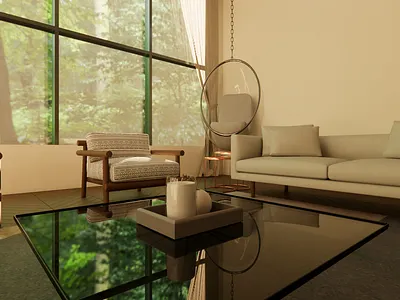 Comfort Room 3d graphic design