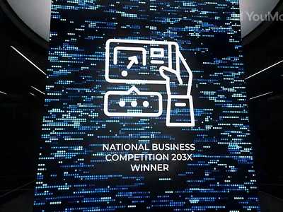 Corporate Achievement Animation 3d alpha animation award business corporate design digital futuristic intro light motion presentation promo showcase smooth tech visual winner youmotion