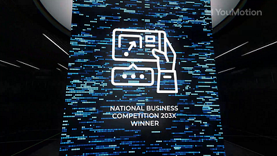 Corporate Achievement Animation 3d alpha animation award business corporate design digital futuristic intro light motion presentation promo showcase smooth tech visual winner youmotion