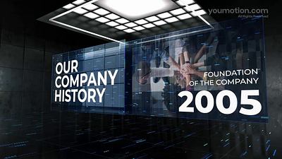 Company History Animation 3d alpha animation business company corporate design digital history intro light modern motion presentation promo showcase smooth timeline visual youmotion