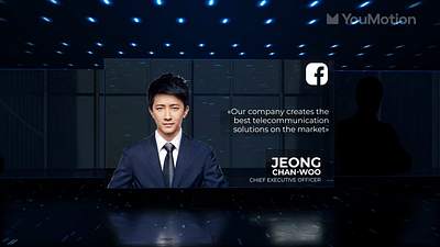 CEO Profile Animation 3d alpha animation business ceo company corporate design digital intro light motion presentation professional profile promo smooth team tech youmotion
