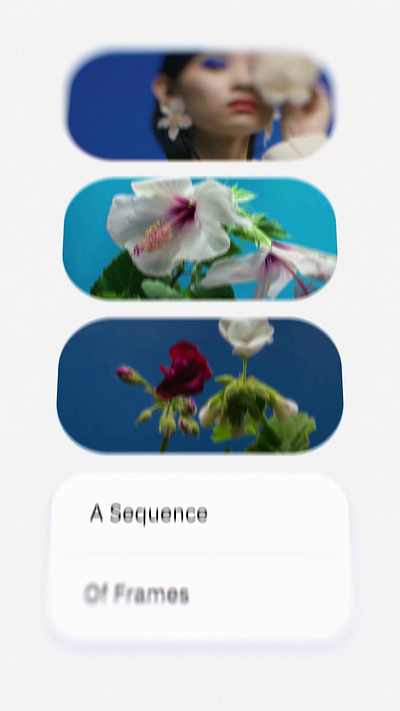 Soft Circle Motion UI Animation alpha animation app blur circles design gradient interface minimal modern motion portrait product slider smooth soft ui ux visual youmotion