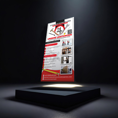 Çınar Entrümpelung Insert Design banner branding brochure design graphic design illustration insert vector
