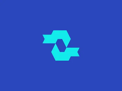 Ozone abstract geometric logo simple