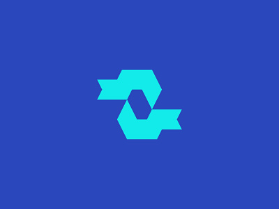 Ozone abstract geometric logo simple