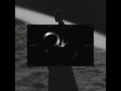 Portfolio 2025 clean darkmode design ui ux web