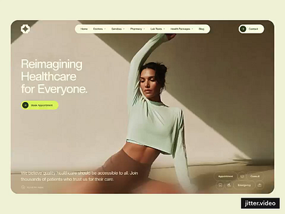 Healify: Healthcare website landing page alif care design health healthcare hero home landing landing page medical medicare modern page section smoot ui ui ux design ux web website