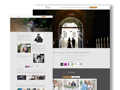 Wedding & Portrait Photography Website | Amin Photography UK modernwebdesign photographerportfolio photography website portrait photography webdesign webdevelopment website websiteshowcase weddingphotography