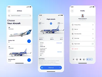 Travel and flight Booking Mobile App UI design app app design booking booking app design flight app hotel booking minimal ui mobile ticket booking travel agency travel app travel ui ui ux