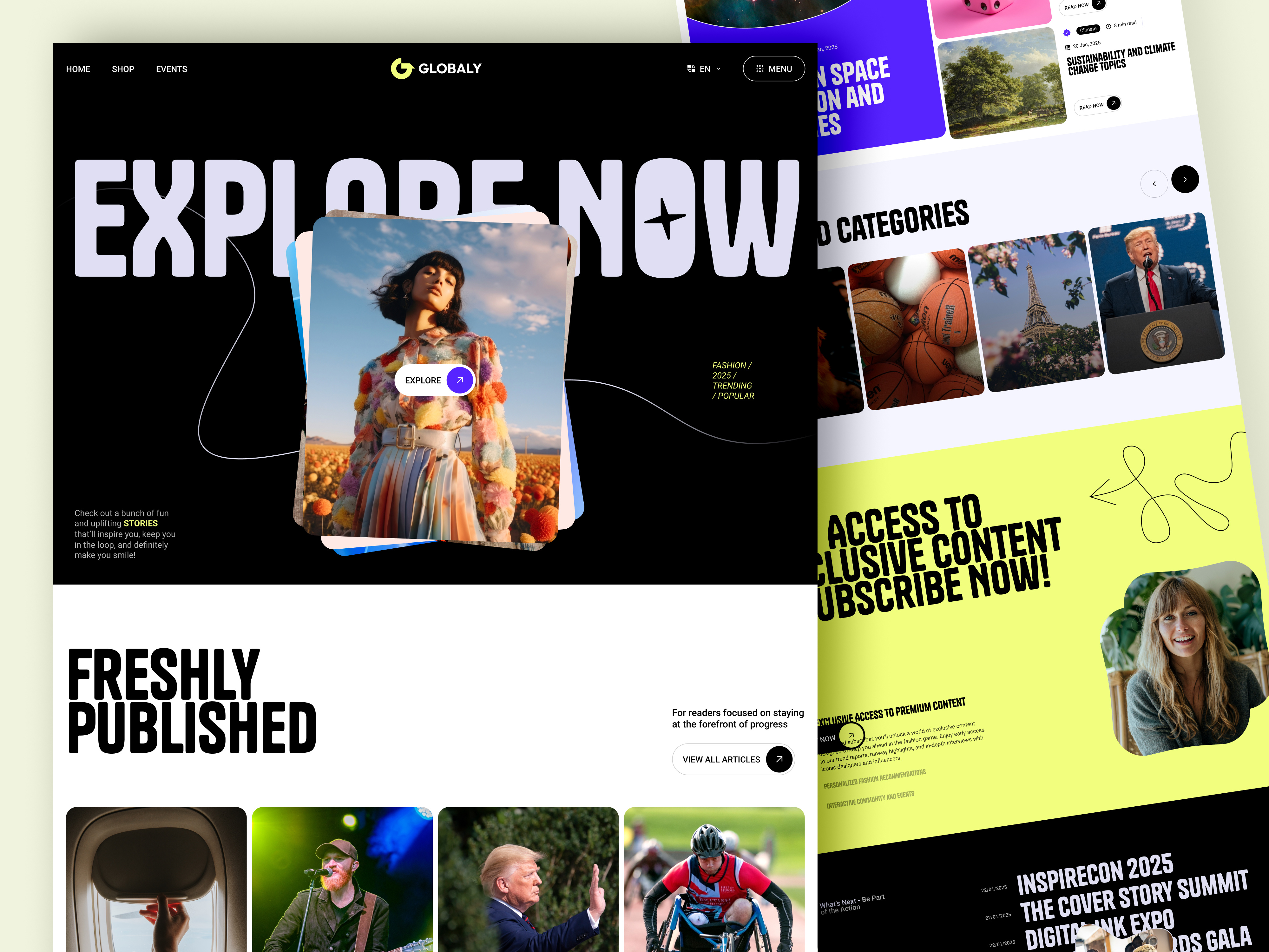 Example of Custom Website UI UX Design Solution