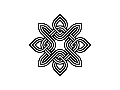 Abstract Lines Symbol abstract company logo elegant logo flower logo icon illustration lineart lines logo logo design luxury logo mandala logo mark modern logo symbol unique logo vector