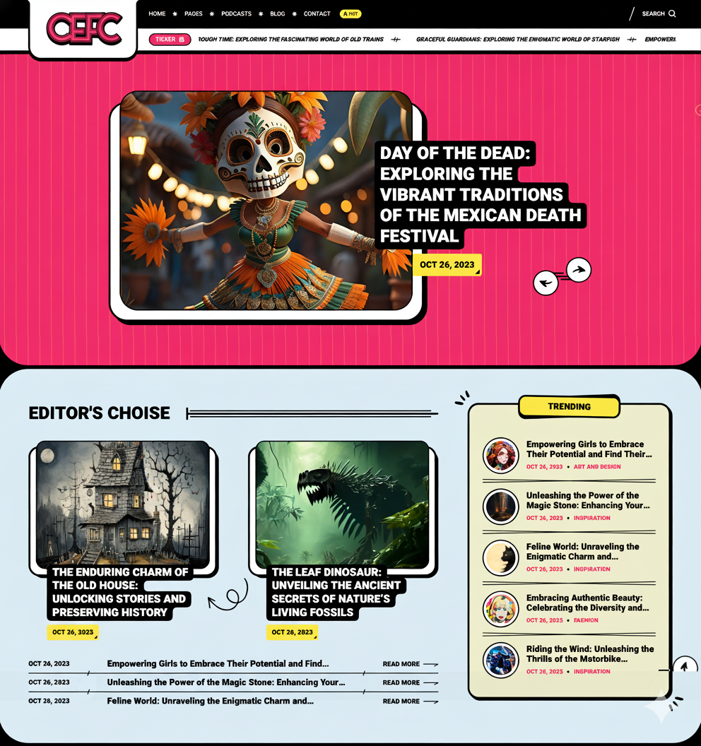 Blog website design agency blog website branding design design agency website design