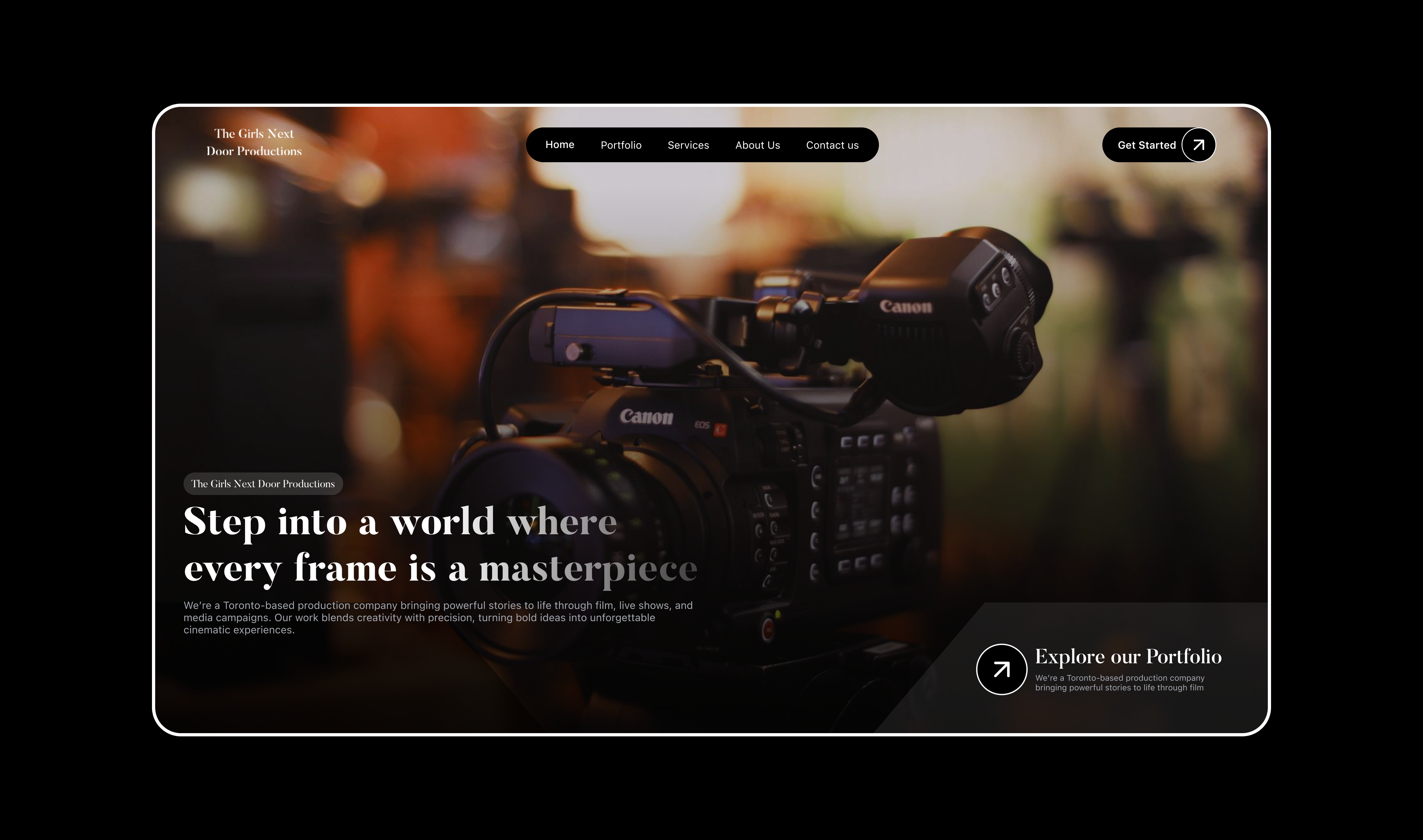 Designed a cinematic hero section design figma figma design figma design website figma landing page figma website ui ui ux design