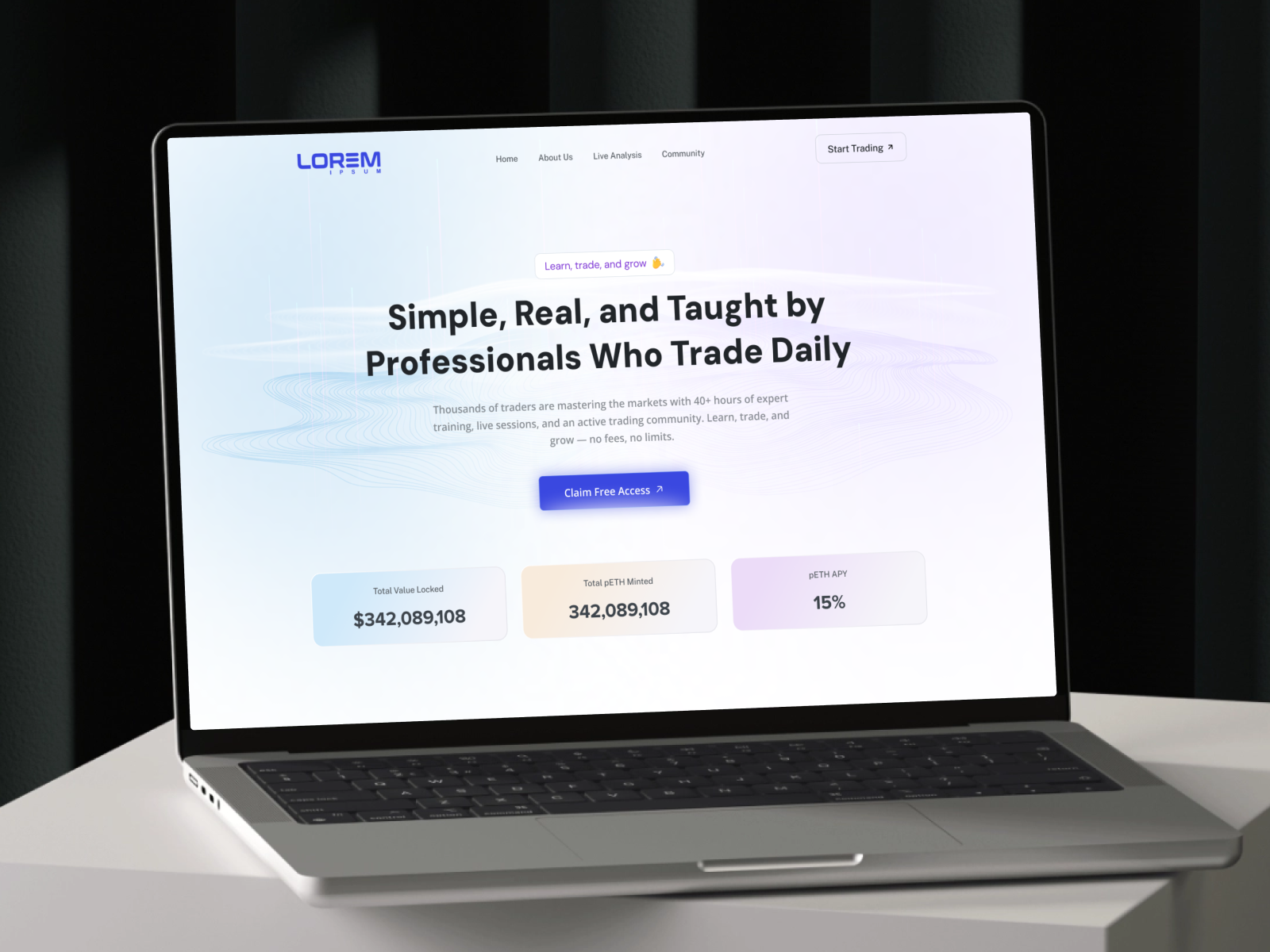 Example of Website Design