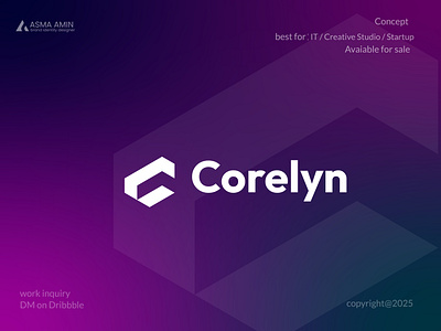 Corelyn logo abstract logo brand logo branding brandlogo creative studio logo design graphic design iconic logo design it logo letter c logo logo logo for it logo for sell logobrand logoconcept logofolio logomark logos logotype professional logo