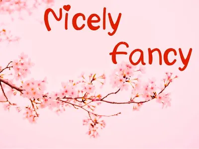 Nicely Fancy Font cute font cute fonts decor fonts decorate font handwritten font handwritten fonts