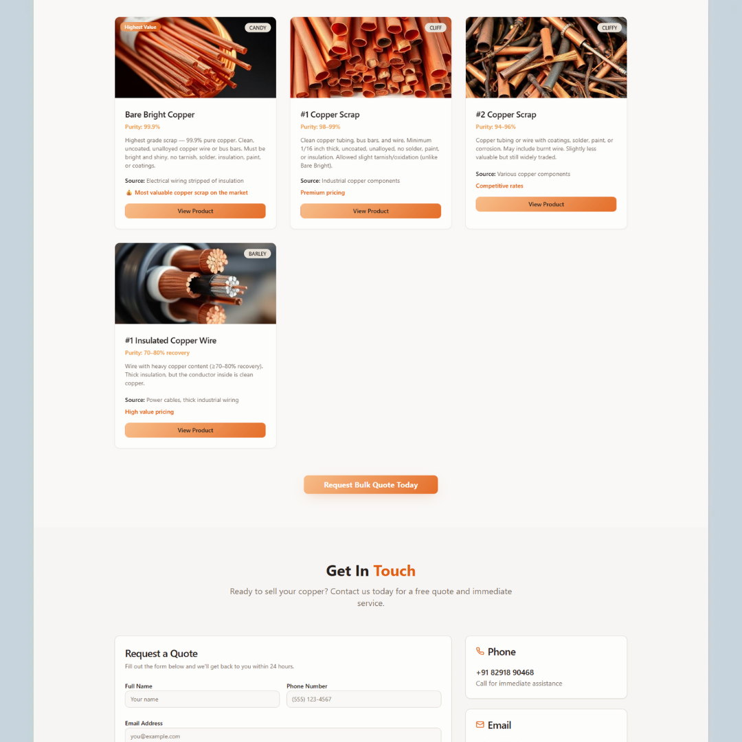 Example of Landing Page Design