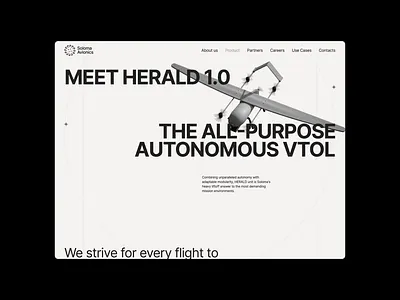 Soloma Avionics - UI animation animation animation design motion motion graphics typography ui ui animation ux website