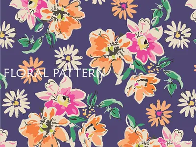 Seamless floral pattern. adobe illustrator adobe photoshop apparel designer design fashion design floral flower graphic design illustration seamless pattern summer