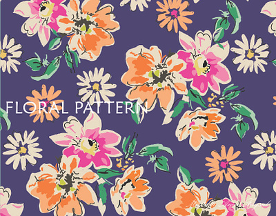 Seamless floral pattern. adobe illustrator adobe photoshop apparel designer design fashion design floral flower graphic design illustration seamless pattern summer
